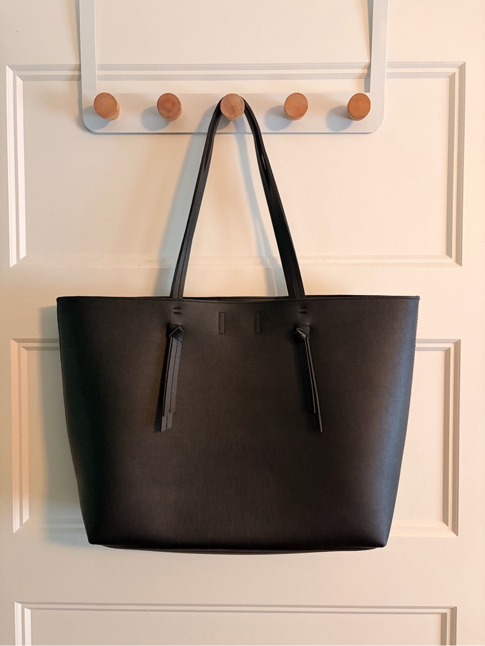 Indigo Black Tote Bag